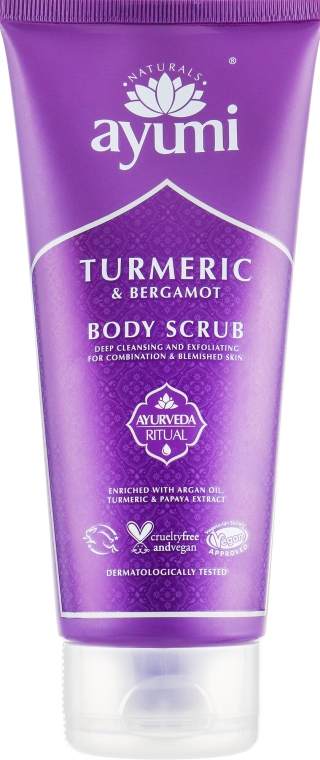 Peeling do ciała Kurkuma i bergamotka - Ayumi Turmeric & Bergamot Body Scrub