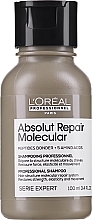 PREZENT! Profesjonalny szampon do molekularnej odbudowy struktury zniszczonych włosów - L'Oreal Professionnel Serie Expert Absolut Repair Molecular Shampoo — Zdjęcie N1