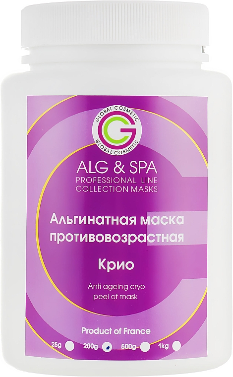 Maska alginianowa Krio przeciwstarzeniowa - ALG & SPA Professional Line Collection Masks Anti Ageing Cryo Peel off Mask — Zdjęcie N6