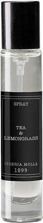 Cereria Molla Tea & Lemongrass - Zestaw (spray/15ml + acc) — Zdjęcie N2