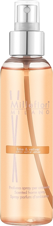 Aromatyczny spray do domu Lime & Vetiver - Millefiori Milano Natural Lime & Vetiver Home Spray — Zdjęcie N1
