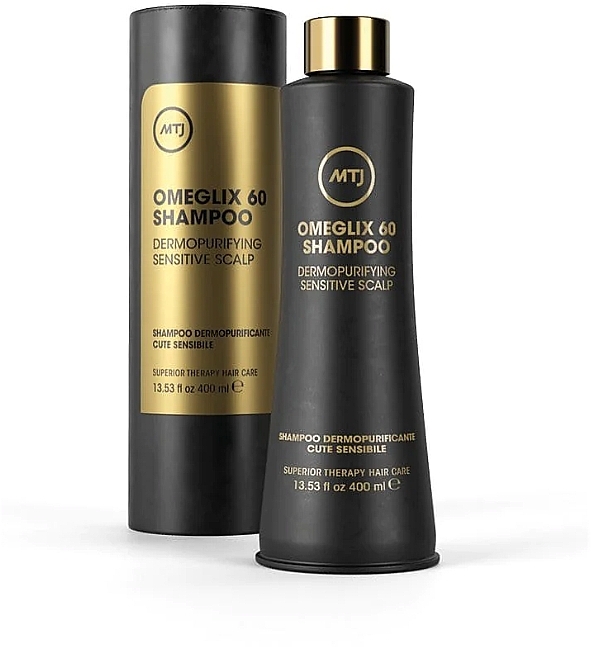 Odbudowujący szampon przeciwłupieżowy - MTJ Cosmetics Superior Therapy Omeglix 60 Shampoo — Zdjęcie N2