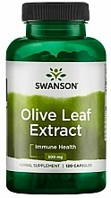 Ziołowy suplement diety Ekstrakt z liści oliwnych - Swanson Olive Leaf Extract 500 mg — Zdjęcie N2