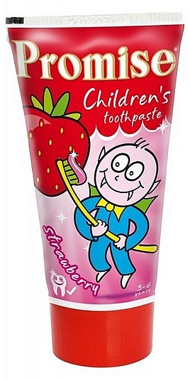 Pasta do zębów Truskawka - Mattes Promise Strawberry Children's Toothpaste — Zdjęcie N1