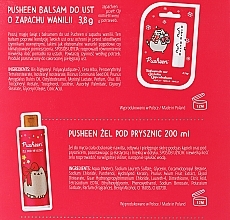 PRZECENA! Zestaw - Pusheen Merry Christmas (lip/balm/3.8g + show gel/200ml) * — Zdjęcie N4