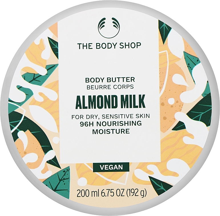 Masło do ciała Mleko migdałowe - The Body Shop Almond Milk Vegan Body Butter — Zdjęcie N2