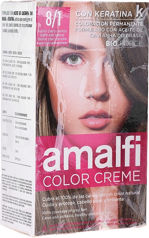 PRZECENA! Kremowa farba do włosów - Amalfi Color Creme Hair Dye * — Zdjęcie N1