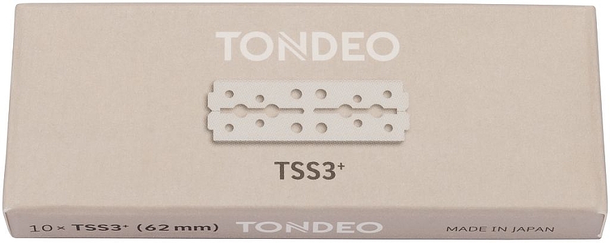 Ostrza do golenia, 62 mm, 10 szt. - Tondeo TSS3+ Blades — Zdjęcie N1