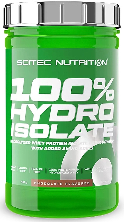 Hydrolizowane białko czekoladowe - Scitec Nutrition 100% Hydro Isolate Chocolate — Zdjęcie N2