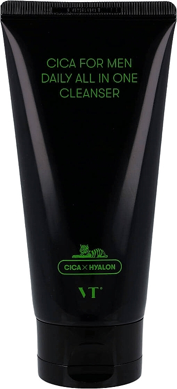Kremowa pianka oczyszczająca dla mężczyzn - VT Cosmetics Cica For Men Daily All In One Cleanser — Zdjęcie N1