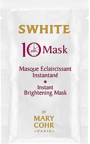 Błyskawiczna maska rozjaśniająca - Mary Cohr Swhite Instant Brightening Mask — Zdjęcie N5