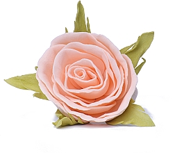 Gumka do włosów Brzoskwiniowa róża, mała - Katya Snezhkova — Zdjęcie N2