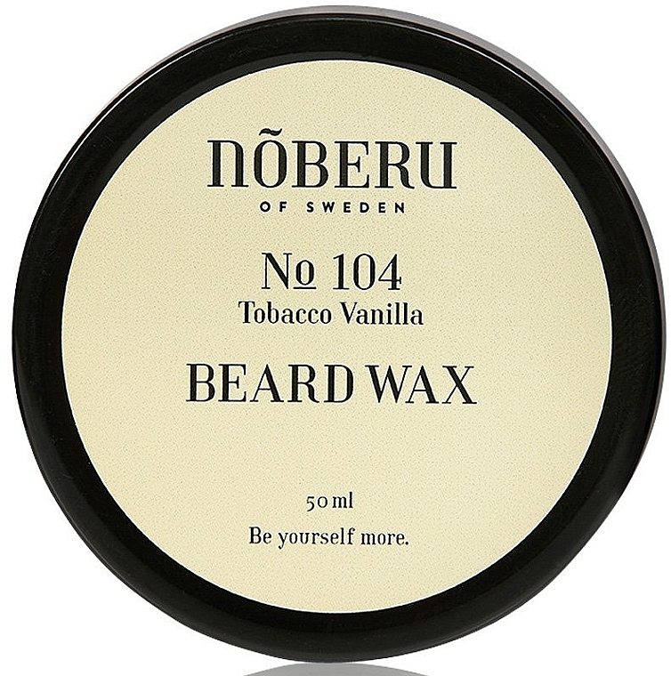 Wosk do brody - Noberu Of Sweden №104 Tobacco-Vanilla Beard Wax — Zdjęcie N1