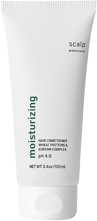 Nawilżający balsam do włosów z keratyną i proteinami - Scalp Moisturizing Hair Conditioner Wheat Proteins & Keratin Complex — Zdjęcie N1