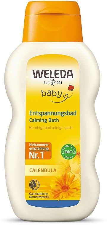 Płyn do kąpieli z nagietkiem lekarskim dla dzieci i niemowląt - Weleda Calendula — Zdjęcie N1