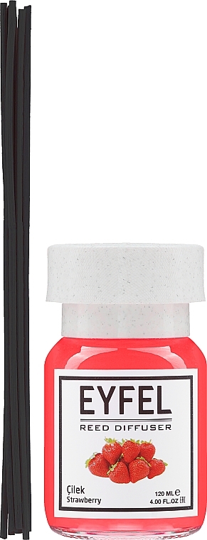 Dyfuzor zapachowy Truskawka - Eyfel Perfume Reed Diffuser Strawberry — Zdjęcie N2