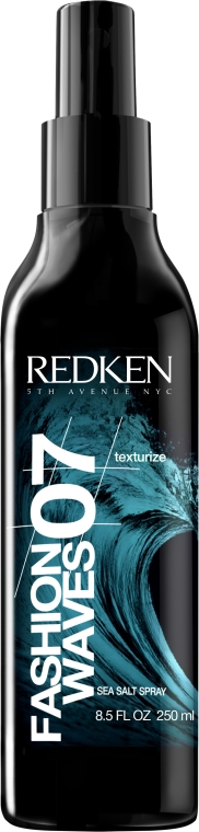 Utrwalający spray do włosów z solą morską - Redken Fashion Waves 07 — Zdjęcie N1