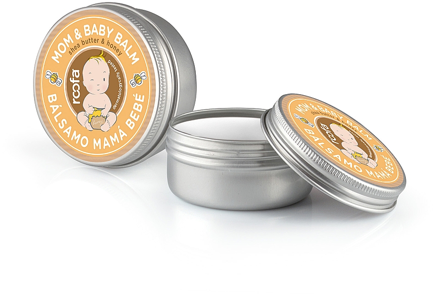 Balsam dla mamy i dziecka Masło shea i miód - Roofa Shea Butter & Honey Mom & Baby Balm — Zdjęcie N4