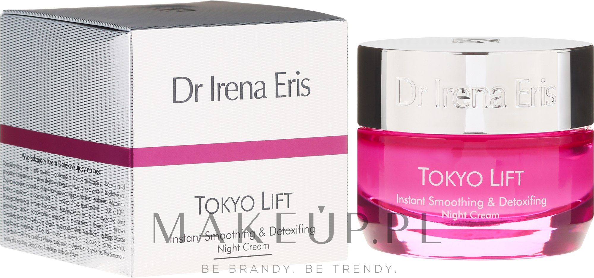 Ekspresowo wygładzający krem detoksykujący do twarzy - Dr Irena Eris Tokyo Lift Instant Smoothing & Detoxifing Night Cream — Zdjęcie 50 ml