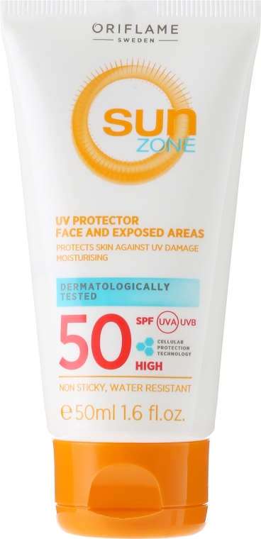 Przeciwsłoneczny krem do twarzy SPF 50 - Oriflame Sun Zone — Zdjęcie N1