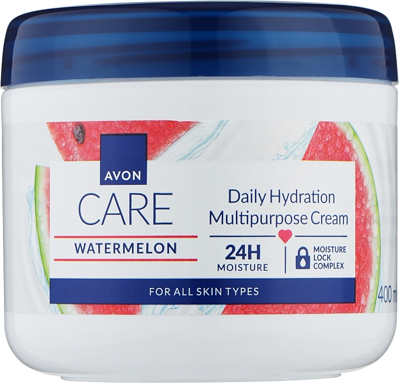 Uniwersalny krem ​​do ciała Arbuz - Avon Care Watermelon Daily Hydration Multipurpose Cream — Zdjęcie N1