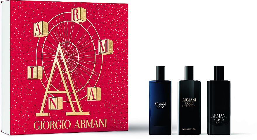 Giorgio Armani Armani Code - Zestaw (edt 15 ml + edp 15 ml + parf 15 ml) — Zdjęcie N1