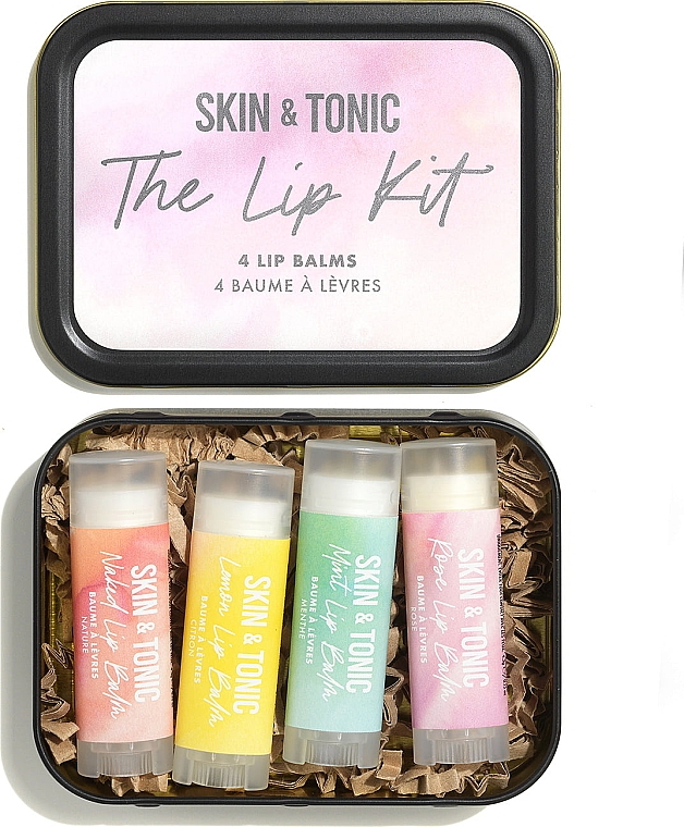 Kit - Skin&Tonic The Lip Kit (lip/balm/4x4,3g) — Zdjęcie N2