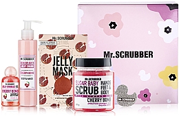 Kup Zestaw - Mr.Scrubber Cherry Care (b/scr/300g + b/cr/150ml + f/mask/60ml + sh/gel/50ml)