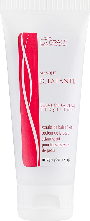 Rozświetlająca maseczka do twarzy z witaminą C - La Grace Eclat De La Peau Masque Eclatante
