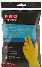 Mocne lateksowe rękawiczki domowe, rozmiar M - PRO service Standart — Zdjęcie N1