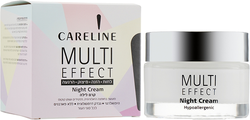 Krem do twarzy i szyi na noc - Careline Multi Effect Night Cream — Zdjęcie N1
