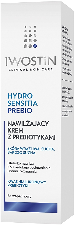 Nawilżający krem z prebiotykami - Iwostin Hydro Sensitia Prebio — Zdjęcie N3