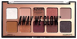 Kup Paletka cieni do powiek - NYX Professional Makeup Away We Glow Shadow Palette