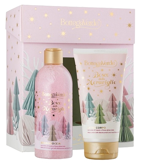 Zestaw - Bottega Verde Bosco Delle Meraviglie Girt Set (sh/gel/250ml + b/lot/150ml) — Zdjęcie N1