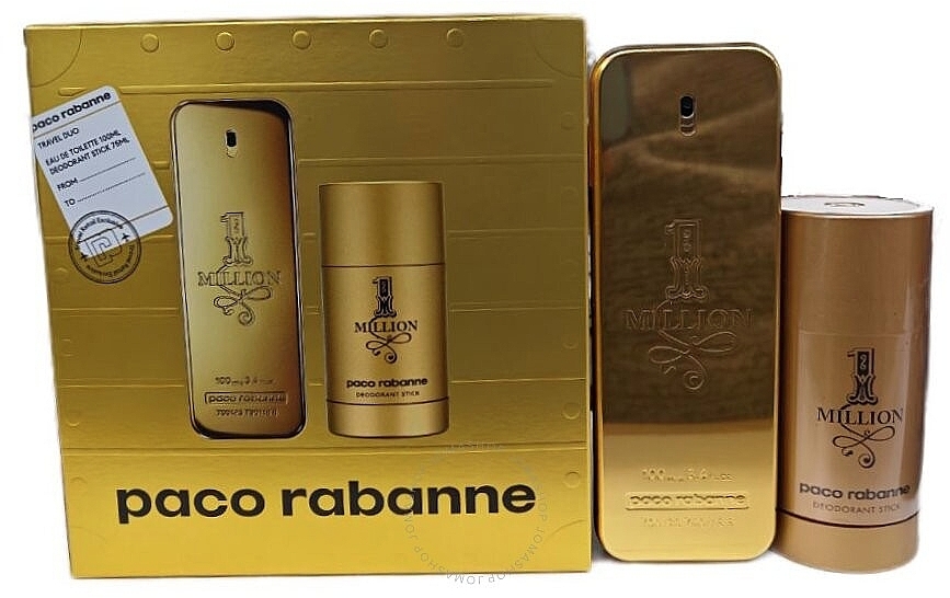 Paco Rabanne 1 Million Set - Zestaw (edt/100 ml + deo/stick/75 ml) — Zdjęcie N1