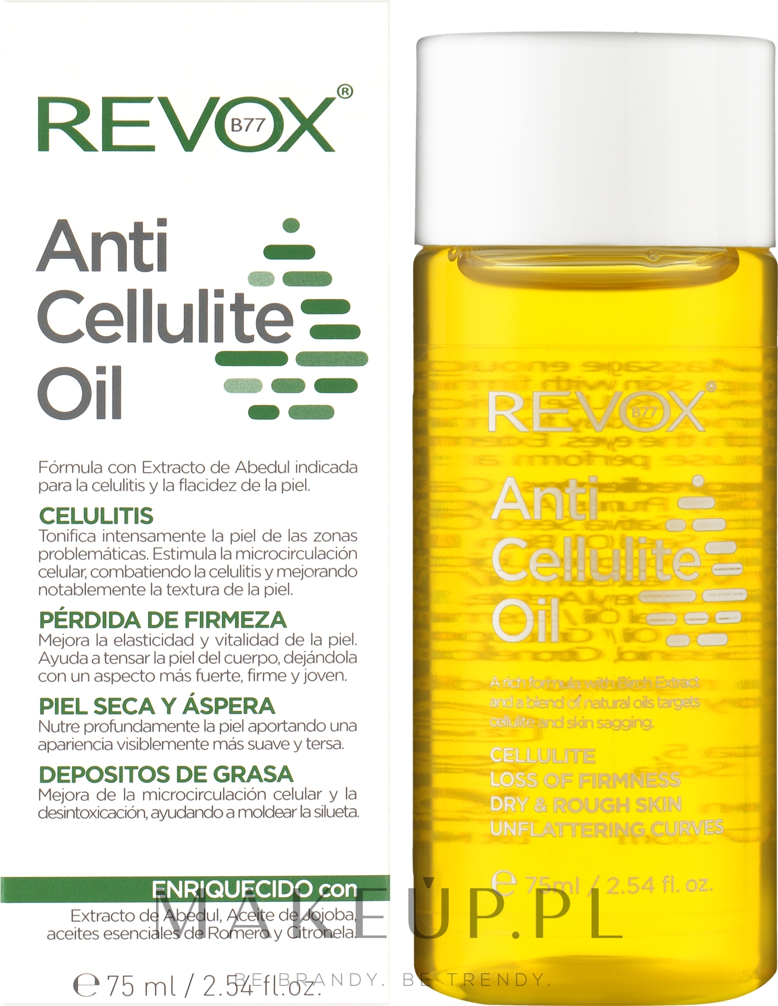 Olejek antycellulitowy do ciała - Revox Anti Cellulite Oil — Zdjęcie 75 ml