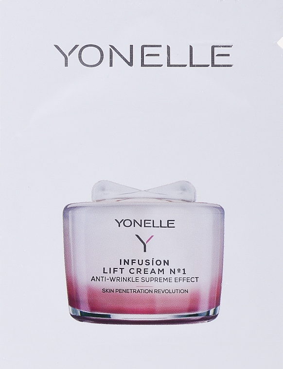 PREZENT! Liftingujący krem infuzyjny do twarzy - Yonelle Infusion Lift Cream N°1 (próbka) — Zdjęcie N1