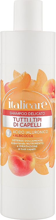 Szampon do włosów z ekstraktem morelowym - Italicare Delicato Shampoo
