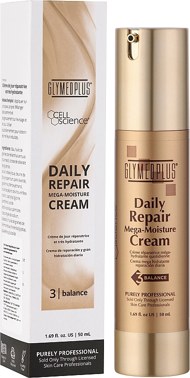 Krem do twarzy - GlyMed Daily Repair Mega-Moisture Cream 3 Balance — Zdjęcie N3
