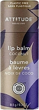 Balsam do ust Kokos - Attitude Leaves Bar Coconut Lip Balm — Zdjęcie N1