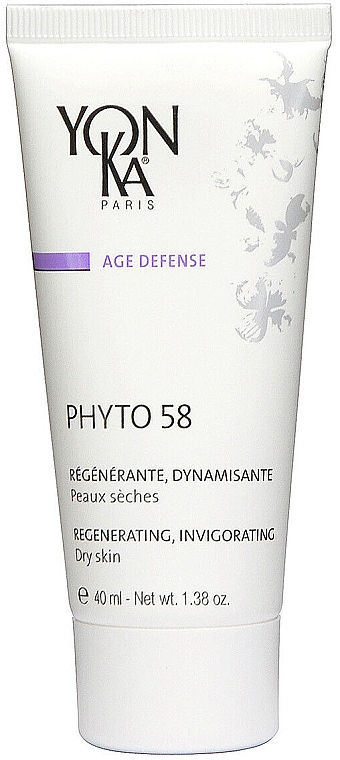 Regenerujący krem na noc do skóry normalnej i suchej - Yon-Ka Age Defense Phyto 58 Creme For Dry Skin — Zdjęcie N1