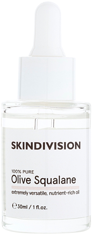 Olejek skwalanowy do twarzy - SkinDivision 100% Pure Olive Squalane — Zdjęcie N1
