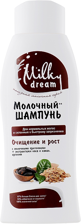 Szampon, Oczyszczanie i wzrost - Milky Dream Shampoo  — Zdjęcie N2