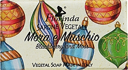 Mydło toaletowe Jeżyna i piżmo - Florinda Christmas Collection Soap — Zdjęcie N1