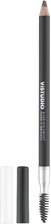 Pudrowa kredka do brwi ze szczoteczką - ViSTUDIO Eyebrow Pencil