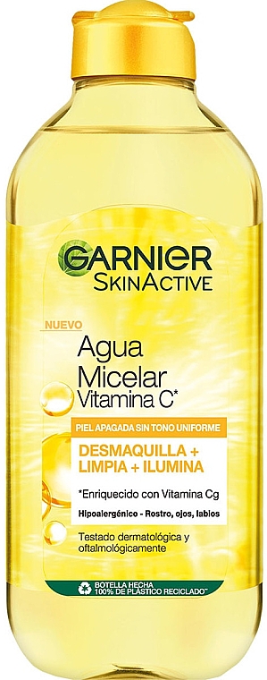 Woda micelarna z witaminą C - Garnier Skin Active Vitamin C Micellar Water — Zdjęcie N1