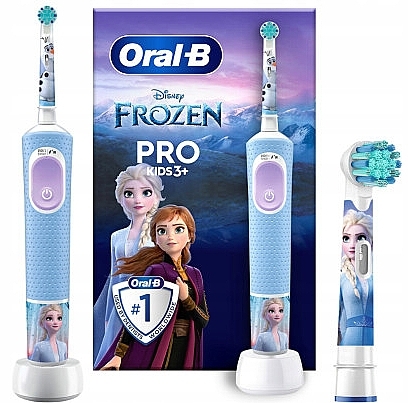 Elektryczna szczoteczka do zębów - Oral-b Braun Vitality Pro Kids 3+ Frozen — Zdjęcie N1