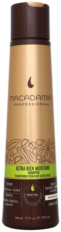 Szampon do włosów - Macadamia Professional Ultra Rich Moisture Shampoo — Zdjęcie N1