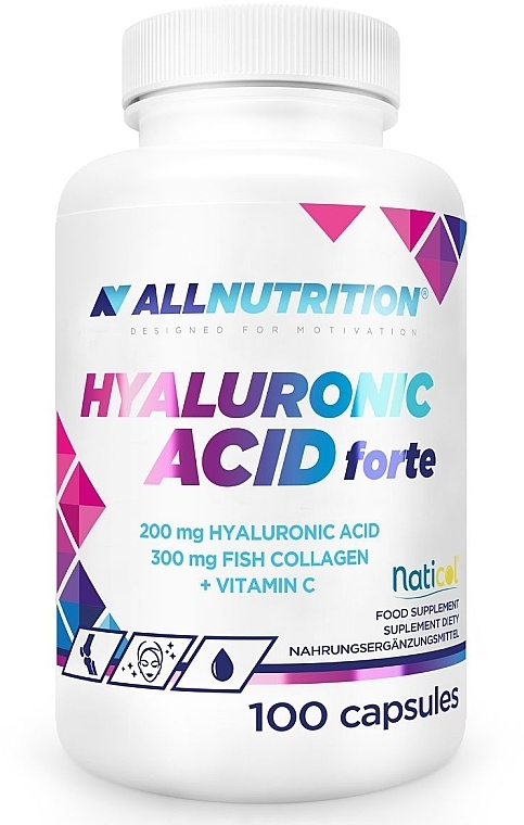 Suplement diety Kwas hialuronowy - Allnutrition Hyaluronic Acid Forte — Zdjęcie N1