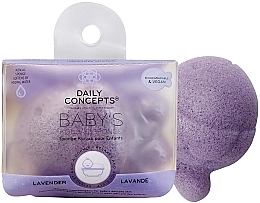 Gąbka lawendowa dla dzieci - Daily Concepts The Daily Baby Konjac Sponge Lavender — Zdjęcie N2